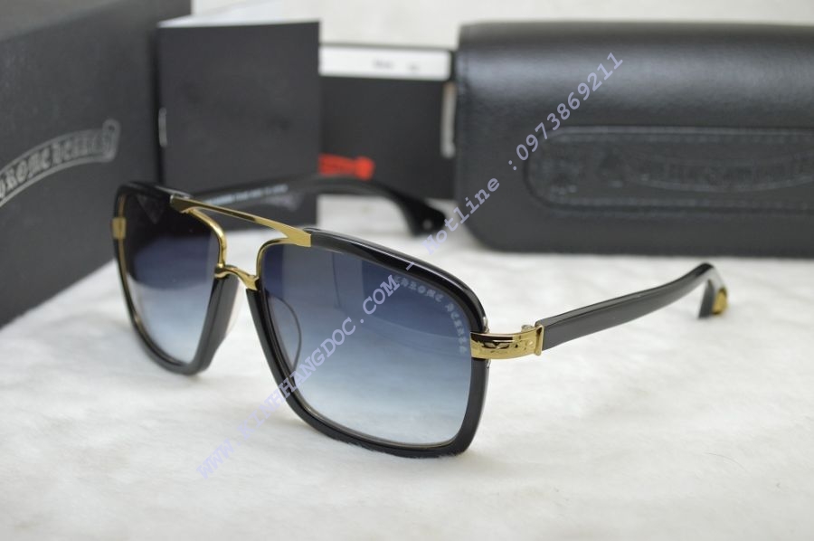 KÍNH MẮT NAM - CHROME HEARTS THROB BLACK
