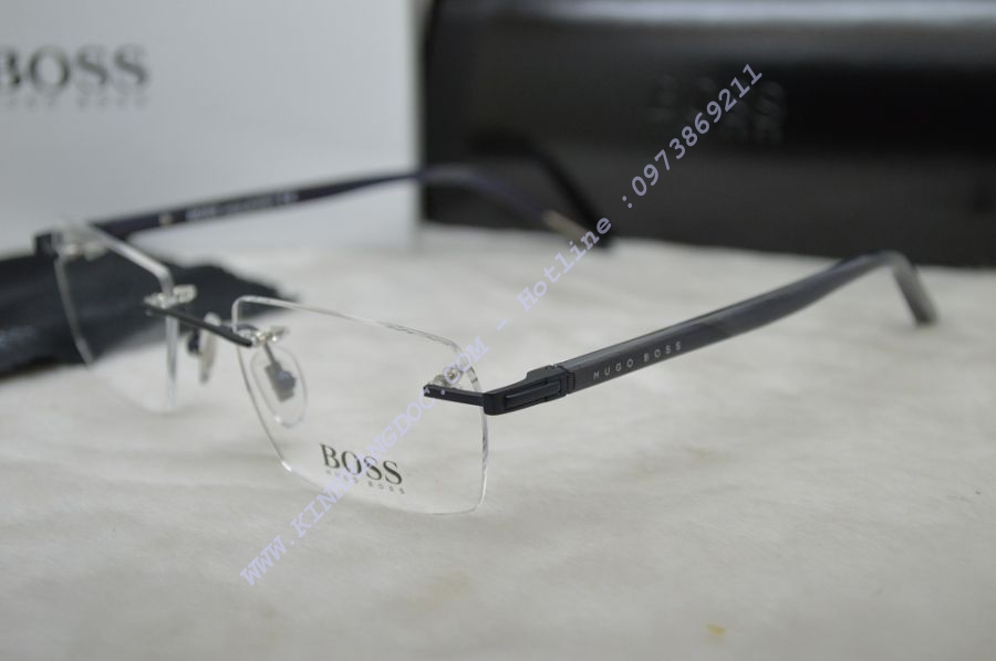 GỌNG KÍNH KHOAN - HUGO BOSS BOSS0615 ( BLACK )