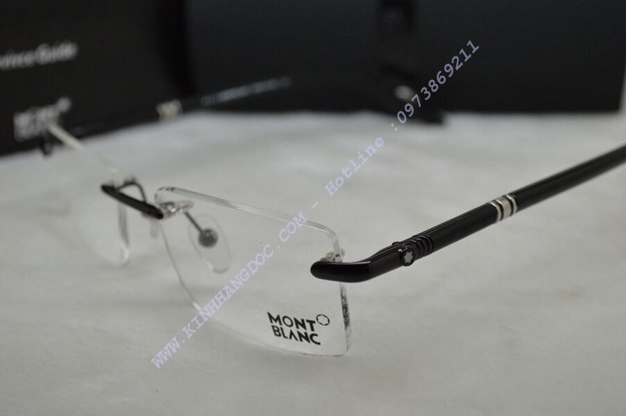 GỌNG KÍNH KHOAN - MONTBLANC MB476 ( Màu sắc : Đen )