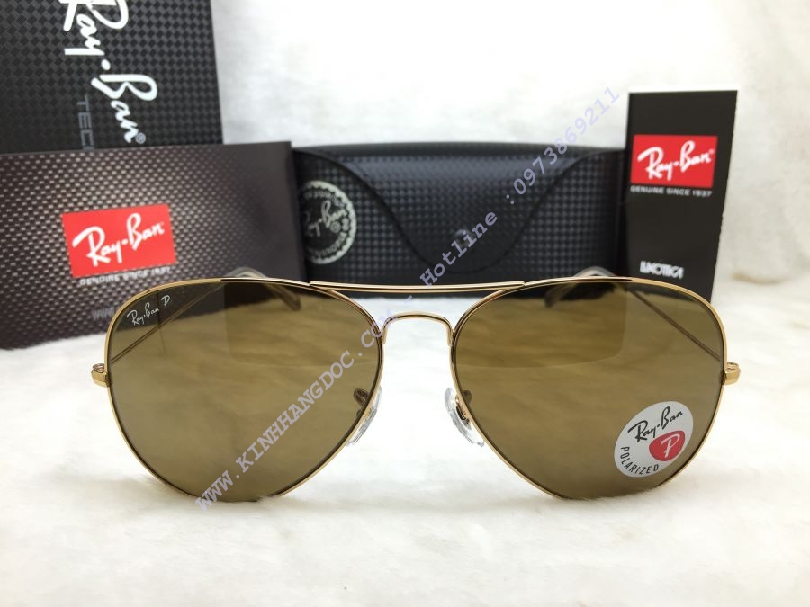KÍNH RAYBAN RB3026 POLARIZED ( Màu Nâu )