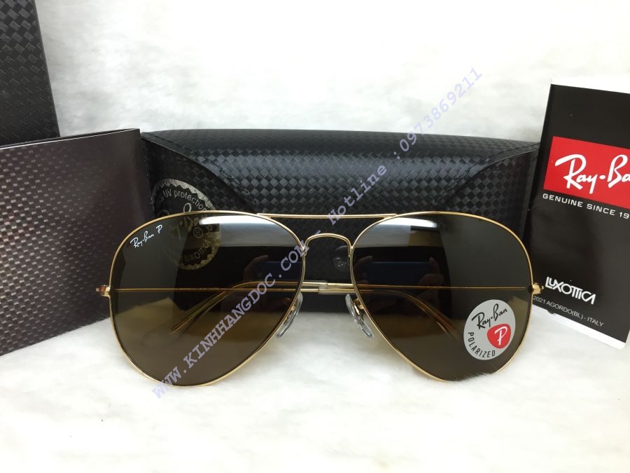 KÍNH RAYBAN RB3026 POLARIZED ( Màu Nâu )