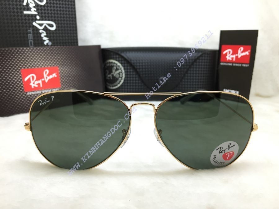 KÍNH RAYBAN RB3026 POLARIZED ( Màu Xanh )