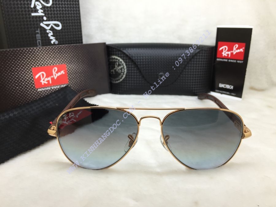 KÍNH RAYBAN RB8307 FIBER CARBON ( Xám khói )