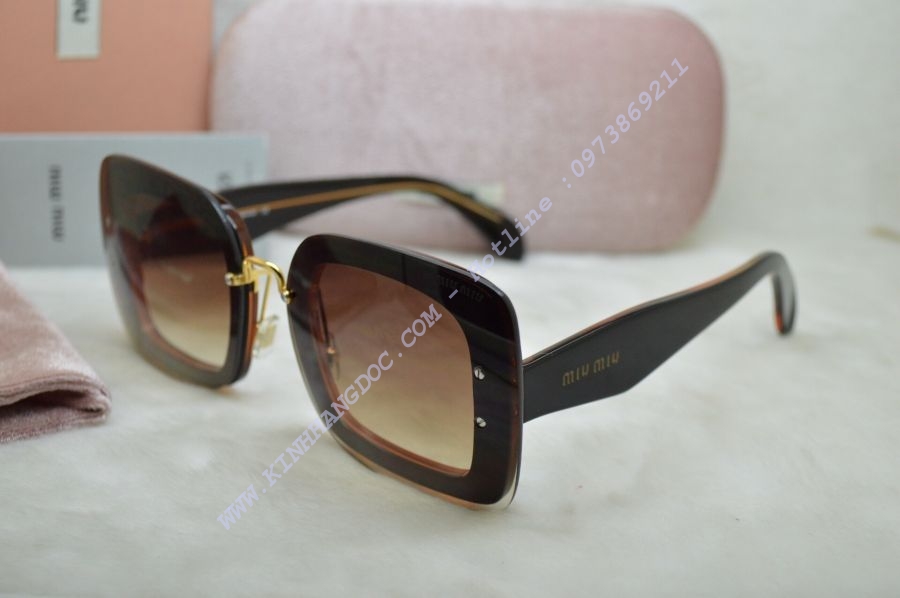 KÍNH NỮ MIU MIU CAO CẤP 2016 - MIU MIU SMU06RS BROWN