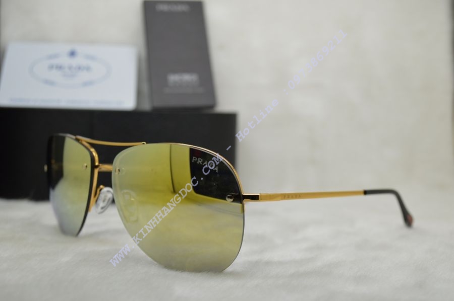 KÍNH MẮT NAM PRADA SPS50R (TRÁNG GƯƠNG VÀNG)