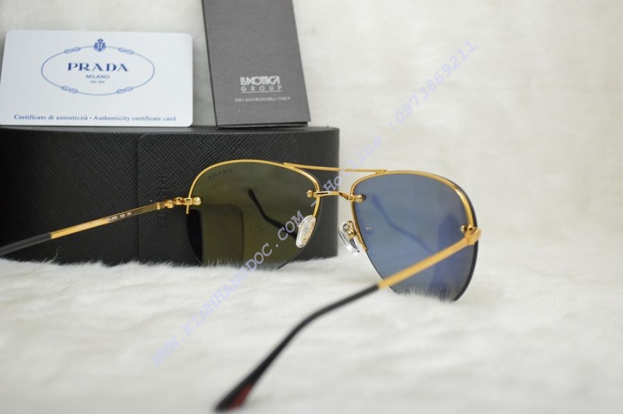 KÍNH MẮT NAM PRADA SPS50R (TRÁNG GƯƠNG VÀNG)