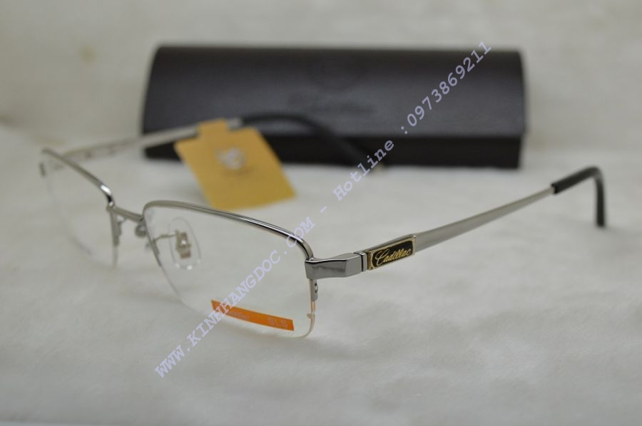 GỌNG KÍNH KHOAN MẠ VÀNG - CADILLAC TITANIUM CT207P SILVER