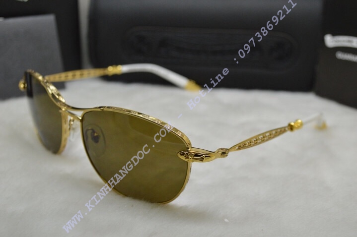 KÍNH MẮT CHROME HEARTS MRTSUDA - GOLD WHITE