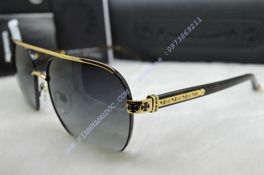 KÍNH MẮT NAM CHROME HEARTS BONE YARD I ( BLACK )