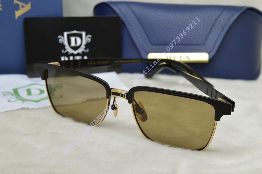 KÍNH MẮT NAM DITA ARISTOCRAT ALUMINUM DRX-2076 BLACK GOLD