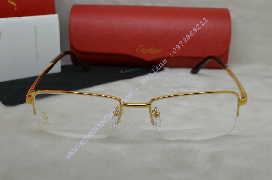 GỌNG KÍNH CẬN CARTIER TITANIUM 23KGB T8200648 SILVER