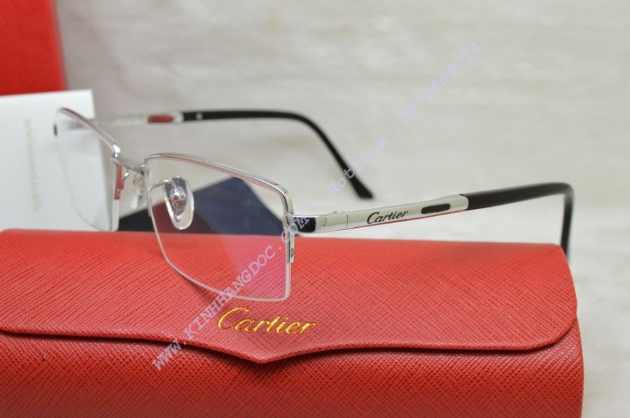 GỌNG KÍNH CẬN CARTIER TITANIUM 23KGB T8200932 SILVER