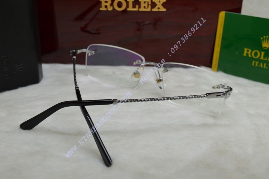 GỌNG KÍNH CẬN ROLEX 12K SILVER K116211