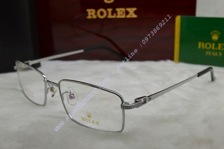 GỌNG KÍNH CẬN ROLEX 12K SILVER K116235