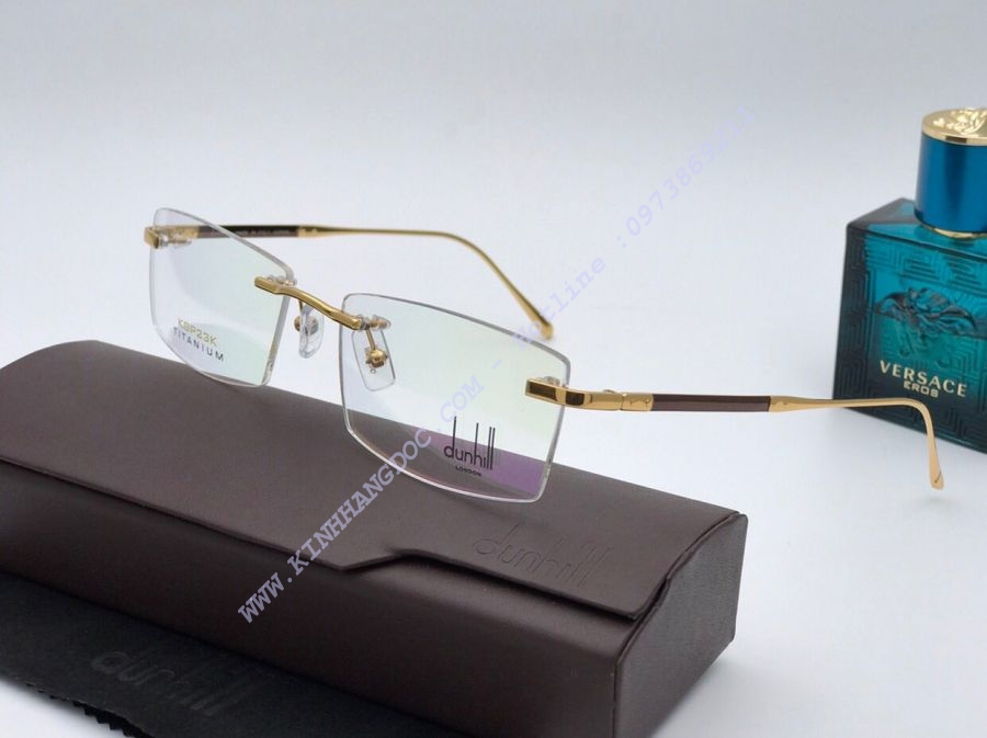 GỌNG KÍNH CẬN DUNHILL TITANIUM KGP23K - DUNHILL 61848 GOLD