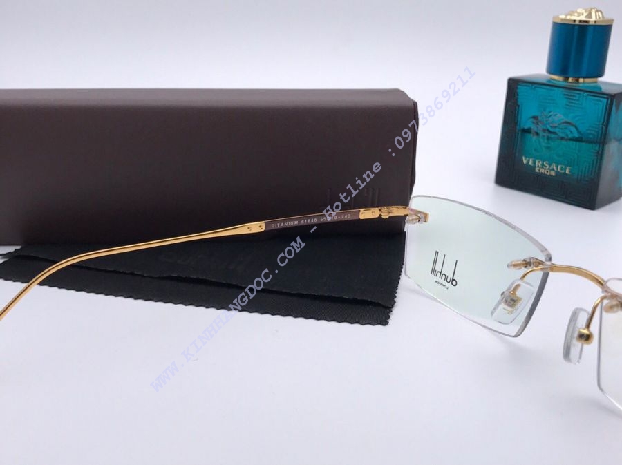 GỌNG KÍNH CẬN DUNHILL TITANIUM KGP23K - DUNHILL 61848 GOLD