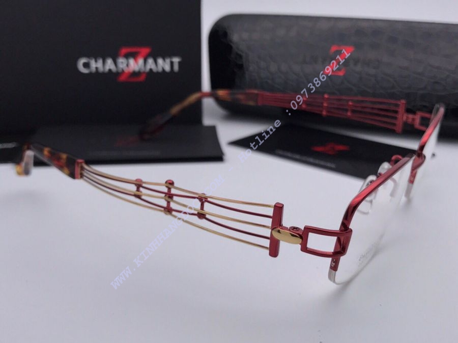 GỌNG KÍNH NỮ CHARMANT Z LINE ART EXCELLENCE TITAN XL2017 ( ĐỎ )