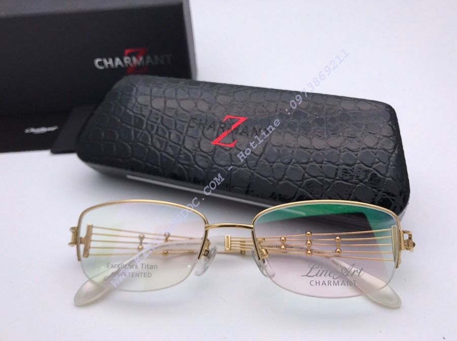 GỌNG KÍNH NỮ CHARMANT Z LINE ART EXCELLENCE TITAN XL2017 GOLD