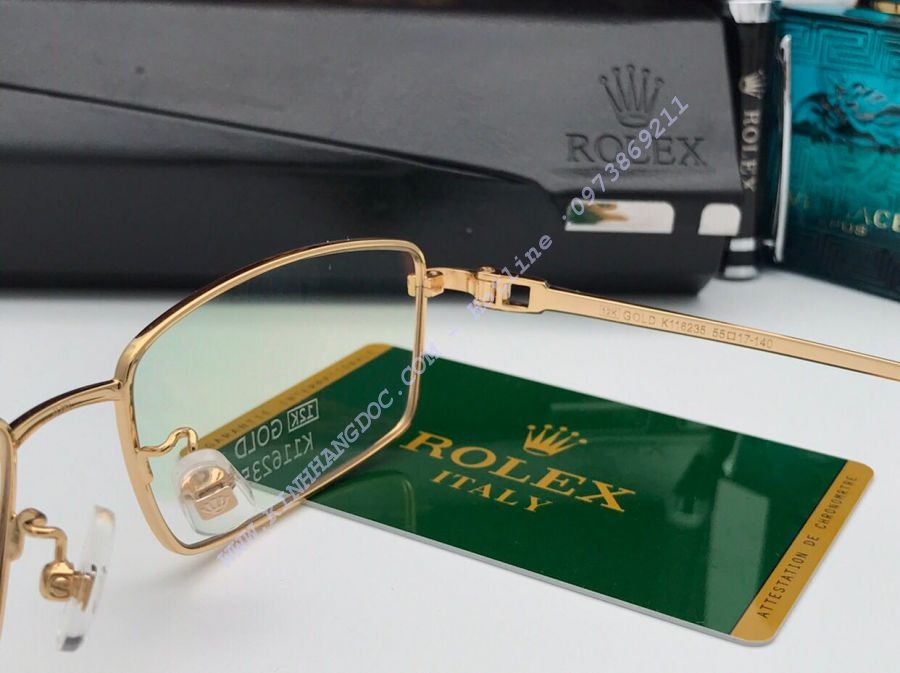 GỌNG KÍNH ROLEX TITAN MẠ VÀNG 12K GOLD - ROLEX 12K GOLD K116235