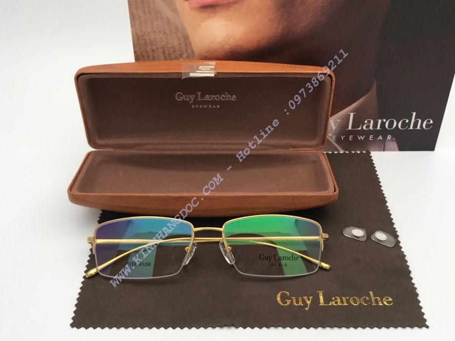 GỌNG KÍNH HÀNG HIỆU GUY LAROCHE  PARIS - Guy Laroche Titanium France GL5021 Gold