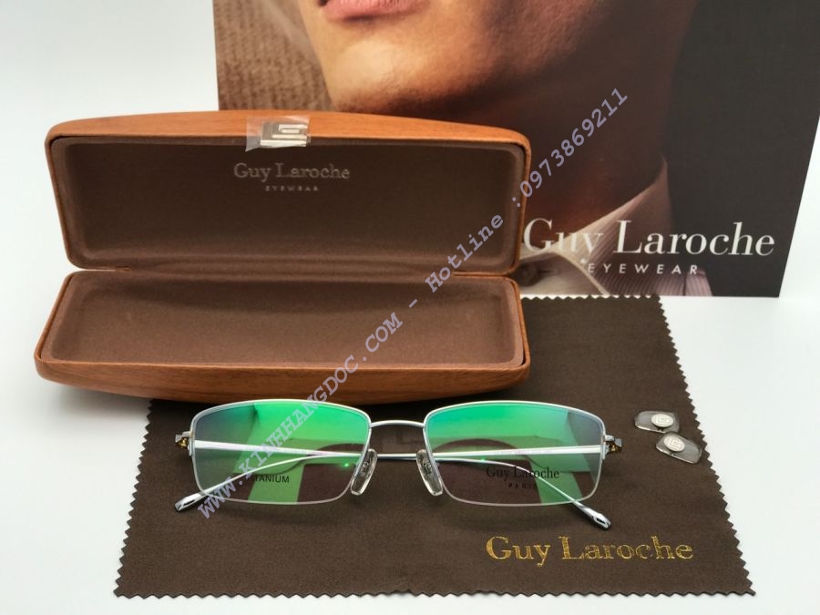 GỌNG KÍNH HÀNG HIỆU GUY LAROCHE  PARIS - Guy Laroche Titanium France GL5021 SILVER