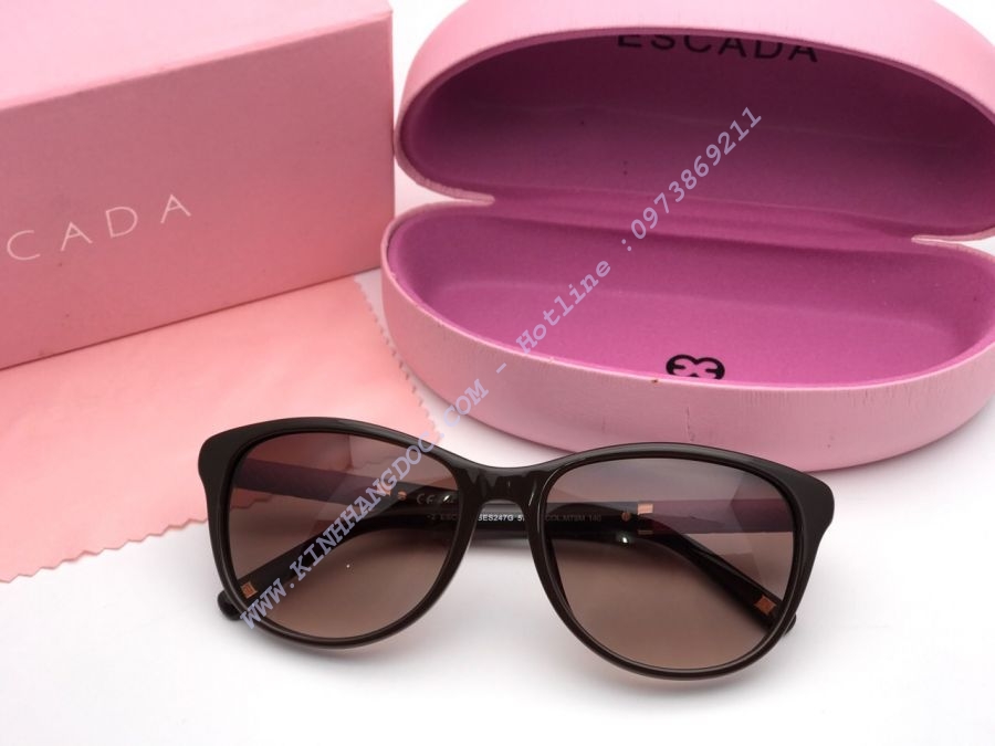KÍNH MẮT HÀNG HIỆU ESCADA CAO CẤP - ESCADA SES247G BROWN