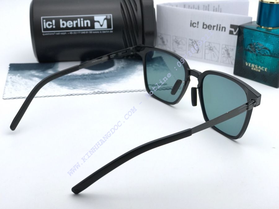 KÍNH MẮT NAM CAO CẤP IC! BERLIN MALLEE BLACK - MADE IN GERMANY ( The Original by ic! berlin )