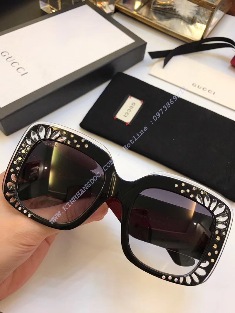 KÍNH MẮT NỮ SIÊU CẤP GUCCI HOTGIRL COLLECTION 2017 - GUCCI GG3628 BLACK