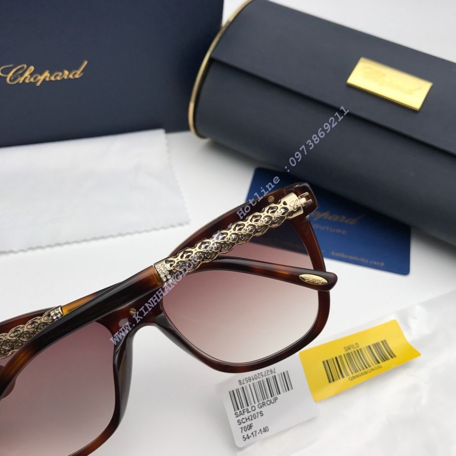 KÍNH THỜI TRANG NỮ CHOPARD CAO CẤP - CHOPARD SCH207S BROWN GOLD