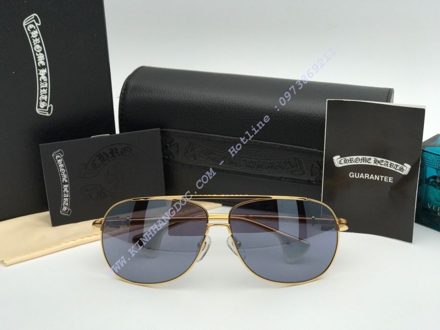 KÍNHMẮT NAM CAO CẤP CHROME HEARTS HAND GOLD SS-DK