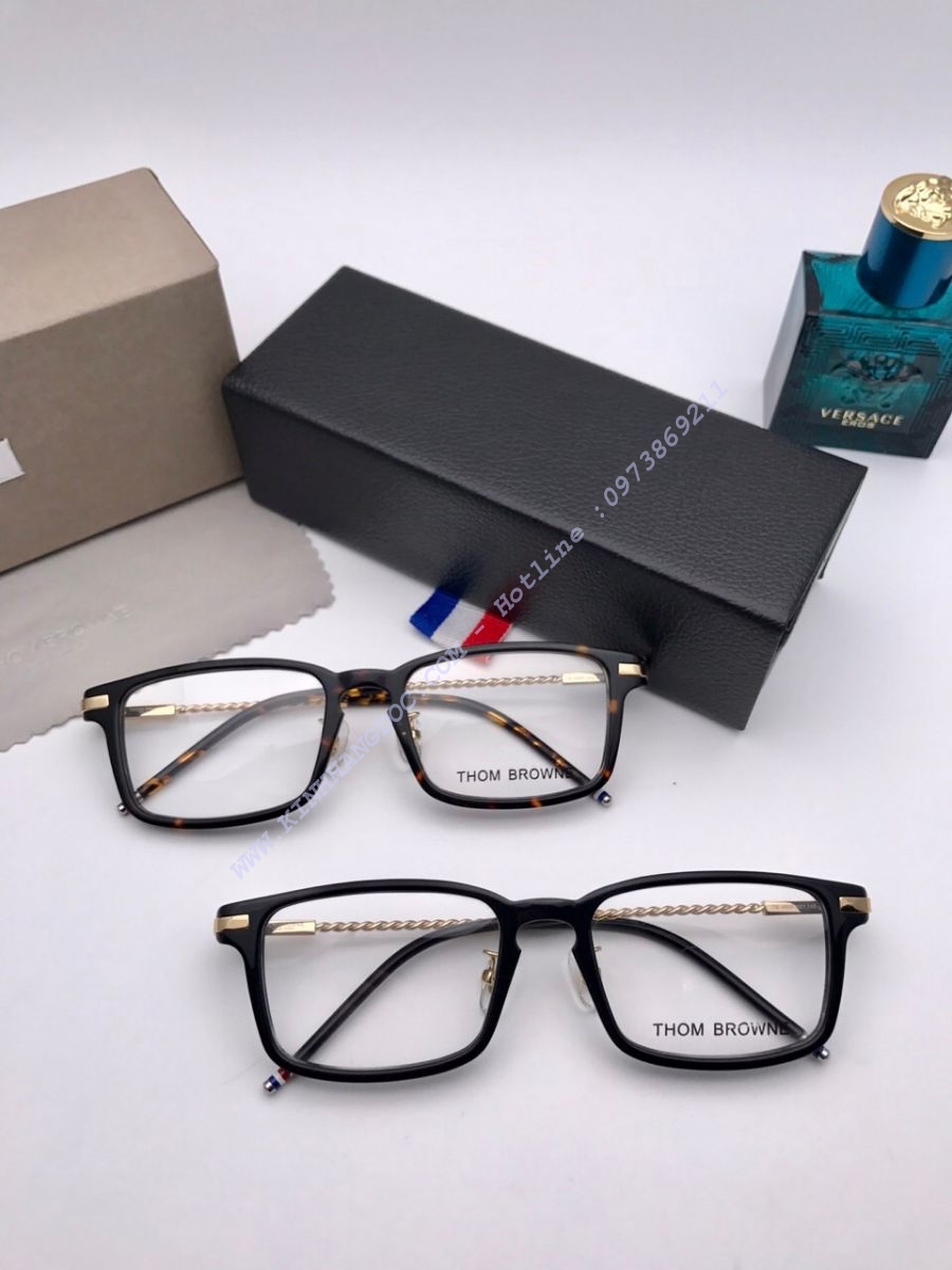 GỌNG KÍNH CẬN THOM BROWNE CAO CẤP - THOM BROWNE TB486F BLACK