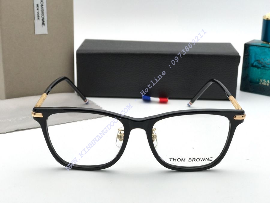 GỌNG KÍNH CẬN THOM BROWNE CAO CẤP - THOM BROWNE TB488F BLACK