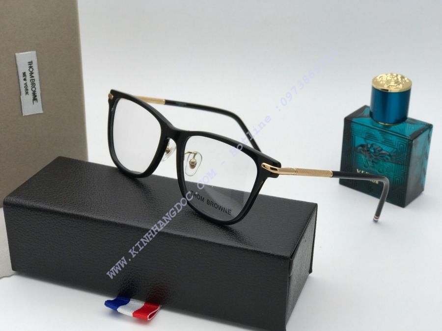 GỌNG KÍNH CẬN THOM BROWNE CAO CẤP - THOM BROWNE TB488F BLACK