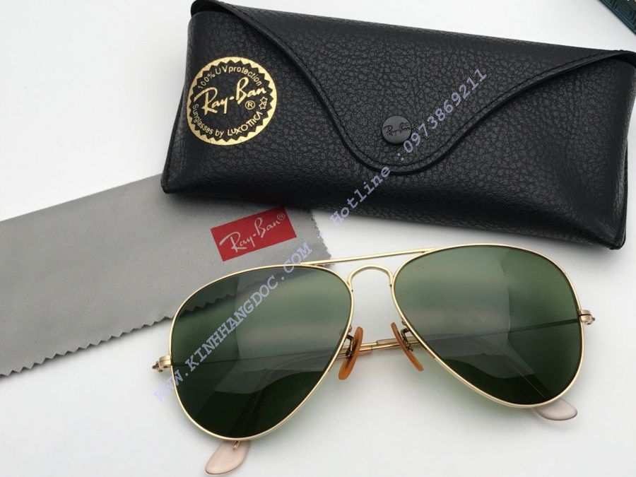 KÍNH MỸ CỔ - RAYBAN BỌC VÀNG B&L 1/10 12K GP (Cây số : 001)