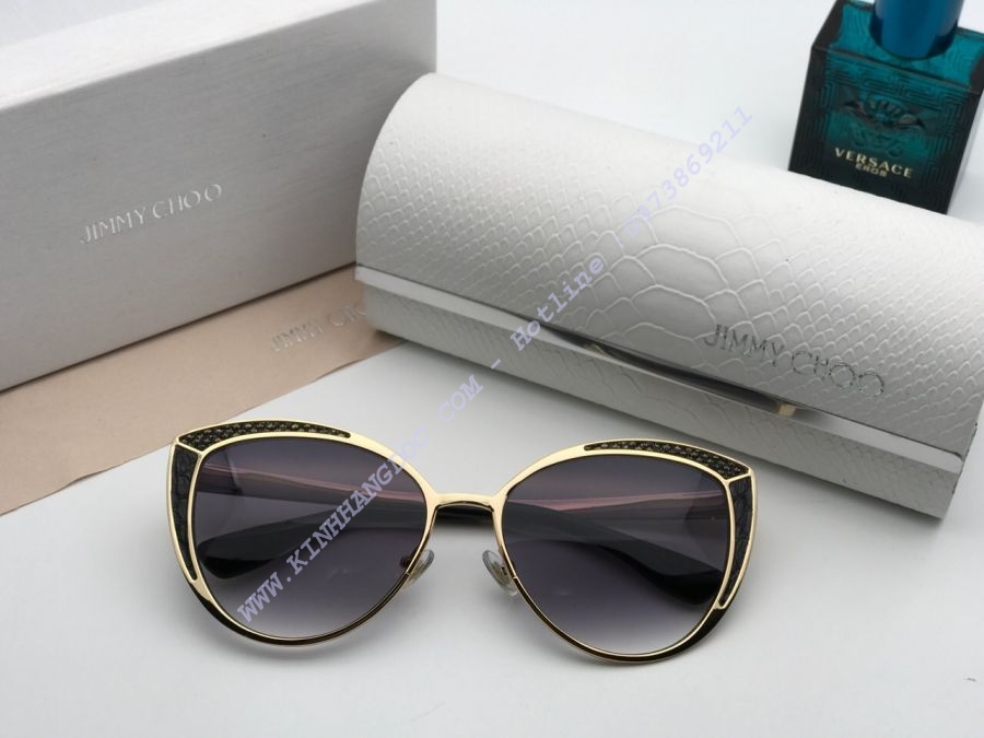 KÍNH MẮT NỮ JIMMY CHOO CATEYE DOMI/S BLACK GOLD