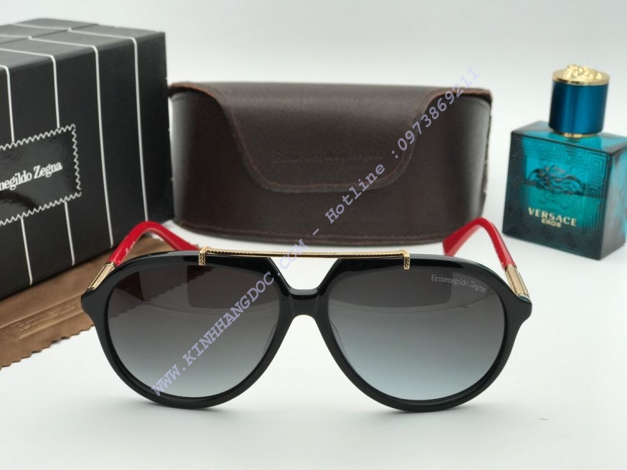 KÍNH MẮT NAM CAO CẤP - Emenegildo Zegna EZ5926 Black Red