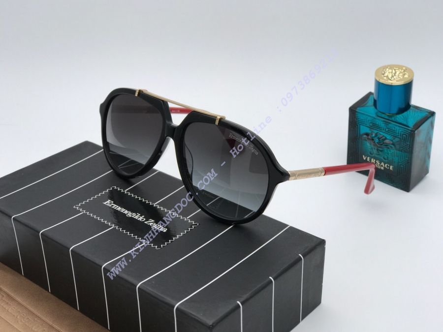 KÍNH MẮT NAM CAO CẤP - Emenegildo Zegna EZ5926 Black Red