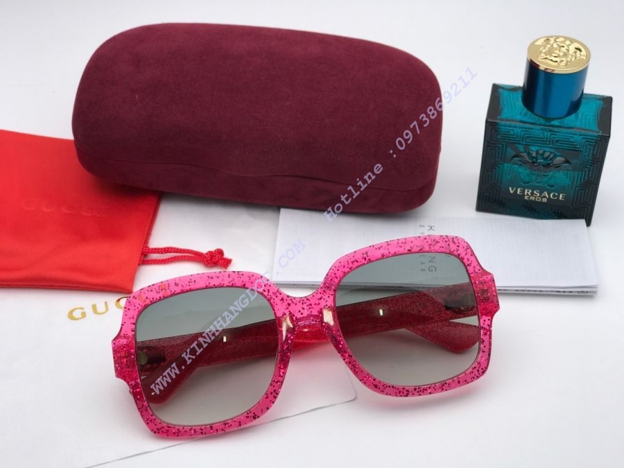 KÍNH MẮT NỮ GUCCI SIÊU CẤP COLLECTION 2018 - GUCCI GG0036/S PINK