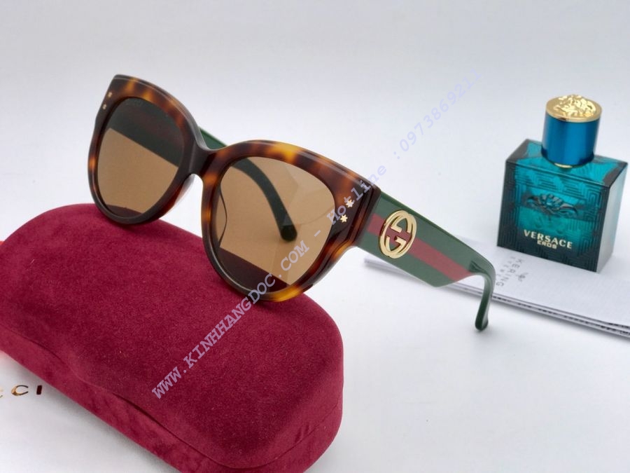 KÍNH MẮT NỮ GUCCI SIÊU CẤP COLLECTION 2018 - GUCCI GG3864/S BROWN