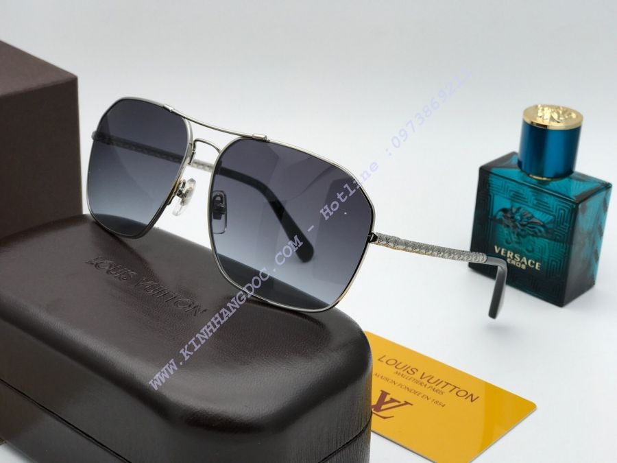 KÍNH MẮT LOUIS VUITTON TITANIUM CAO CẤP - LOUIS VUITTON Z0706 SILVER BLACK