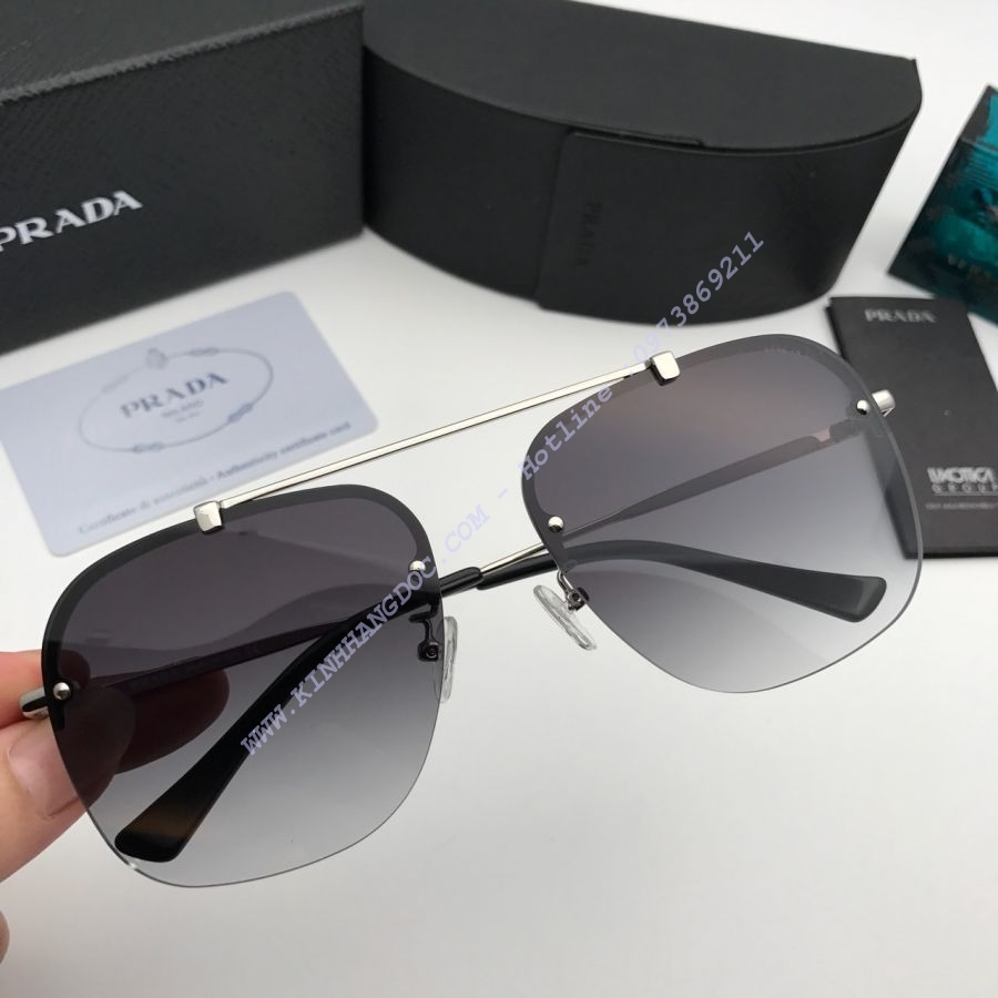 KÍNH MẮT PRADA CAO CẤP - PRADA 2017    SPR08S SILVER BLACK