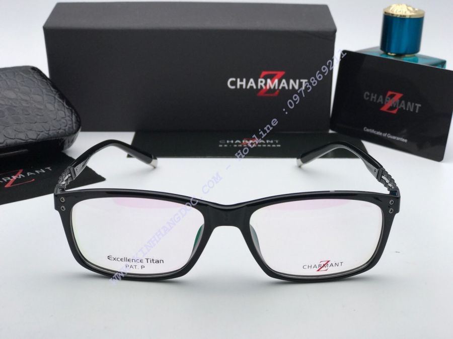 GỌNG KÍNH CẬN CHARMANT Z EXCELLENCE MEMORY TITANIUM - CHARMANT ZT19805 BLACK GUN