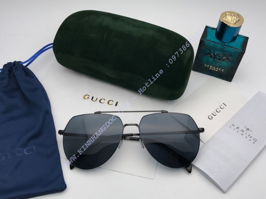 KÍNH MĂT NAM CAO CẤP GUCCI MEN2017 - GUCCI GG8007 BLACK