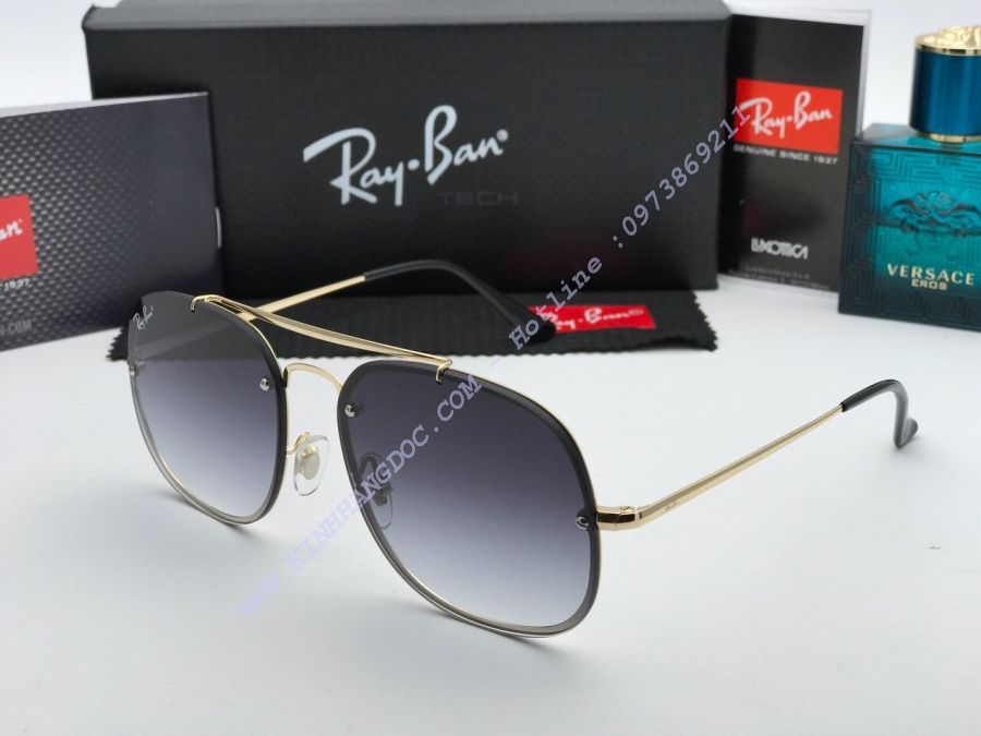 KÍNH MẮT NAM RAYBAN SQUARE ORB3583 GREY LENS