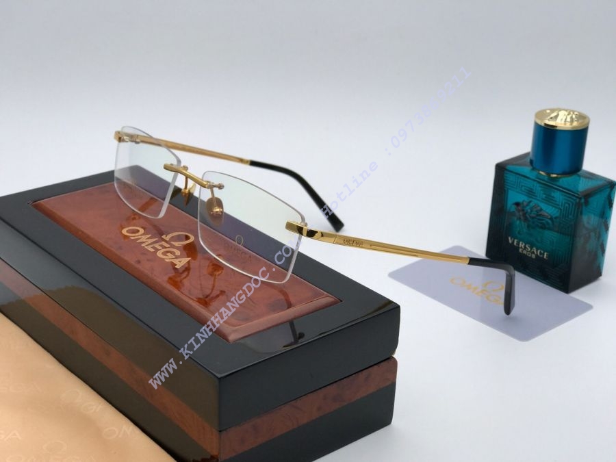 GỌNG KÍNH OMEGA TITANIUM MẠ VÀNG 18K CAO CẤP - OMEGA 511626 TITANIUM 18K GOLD