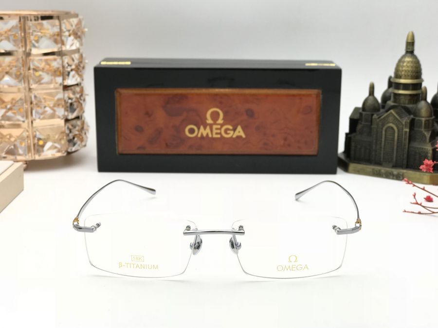 GỌNG KÍNH OMEGA TITANIUM MẠ VÀNG 18K CAO CẤP - OMEGA 511628 TITANIUM 18K SILVER