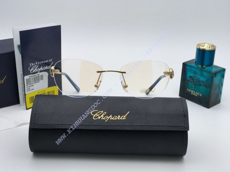 GỌNG KÍNH NỮ CHOPARD CAO CẤP - CHOPARD VCH225S GOLD BLACK