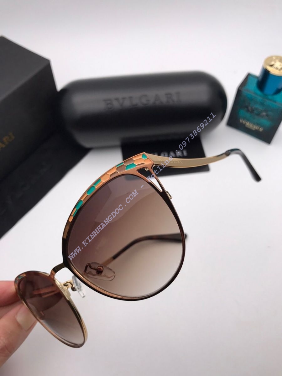 KÍNH MẮT NỮ CAO CẤP BVLGARI HOTGIRL 2018 BROWN