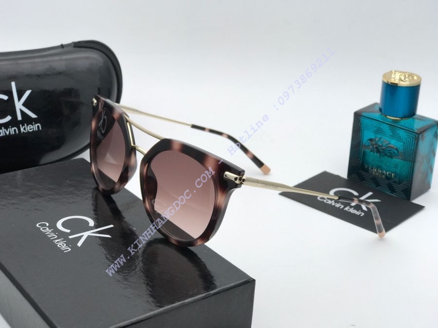 KÍNH MẮT NỮ SIÊU CẤP CK - CALVIN KLEIN CK1232S 669 TIGER BROWN