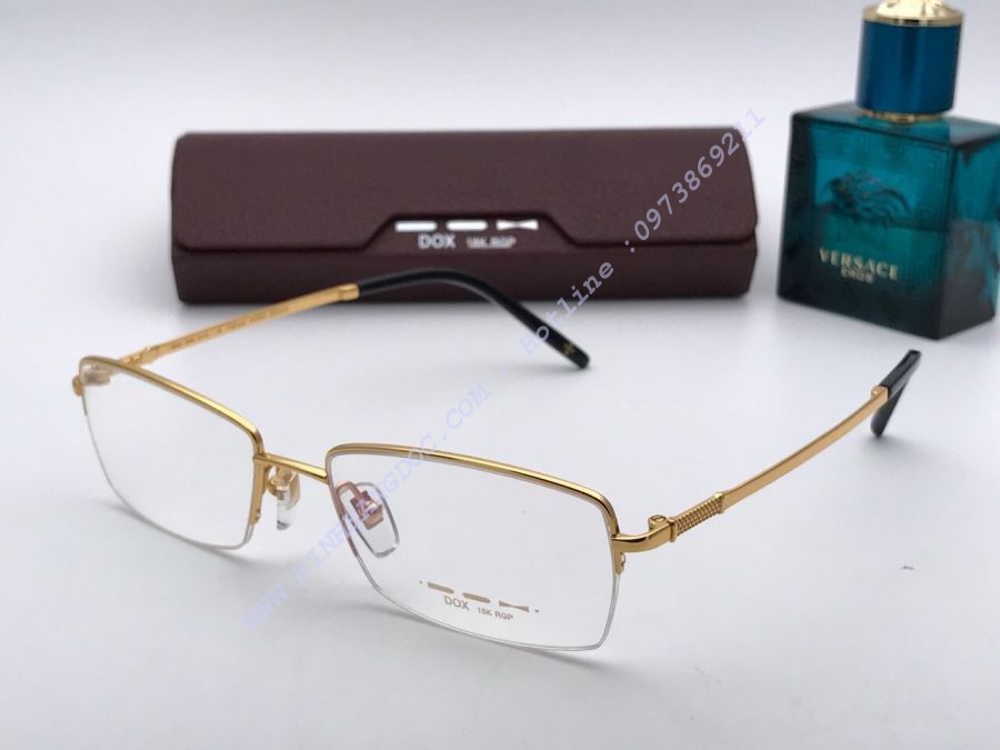 GỌNG KÍNH CÂO CẤP DOX GOLD 18K TITANIUM - DOX D13039 KOREA DESIGN